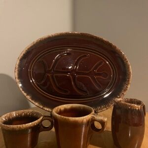 Four Vintage Hull Pottery Pieces